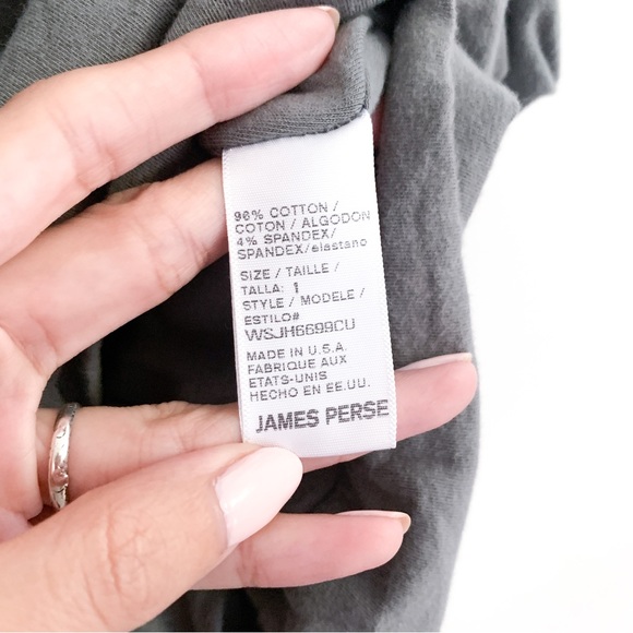 James Perse Ruched Raglan Mini Dress 1 - Picture 6 of 8